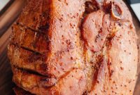 Golden Honey Mustard Glazed Ham