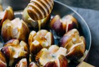 Cambozola, Walnut, and Honey Stuffed Figs
