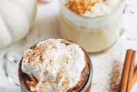 Dark or White Pumpkin Spice Hot Chocolate