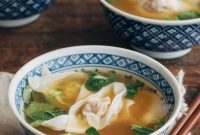 Comforting Homemade Wonton Soup