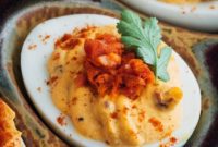 Chipotle Chorizo Deviled Eggs