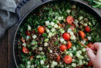 Vibrant Lentil Tabbouleh