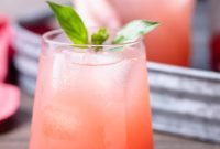 Strawberry Basil Sparkler