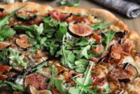Fig & Prosciutto Pizza with Gorgonzola & Balsamic