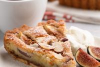 Golden Fig and Rich Almond Tart