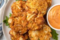 Crispy Air-Fried Crab Cakes