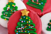 Sparkling Oreo Christmas Trees