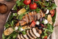 Zesty Balsamic Grilled Chicken Greens