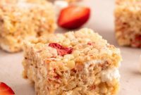 Sweet Strawberry Krispie Delights