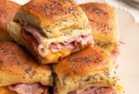 Melted Ham and Cheese Bites