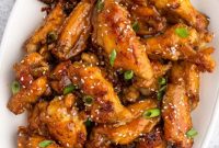 Sticky Honey Garlic Wings