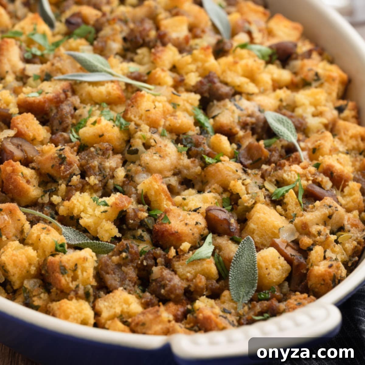 Festive Sausage and Chestnut Stuffing 1 featured 2434