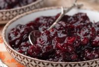 Ruby Port Cranberry Sauce
