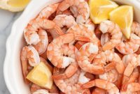 Perfectly Poached Shrimp