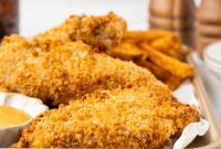 Crispy Air-Fried Chicken Strips