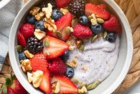 Blueberry Protein Smoothie Bowls