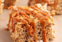 Apple Pie Caramel Krispie Squares