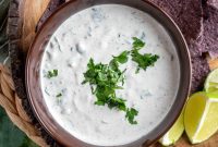 Southwestern Green Chile Cilantro Dip