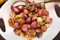 Roasted Radishes with Zesty Tarragon Vinaigrette
