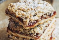 Jammy Oat Crumble Squares