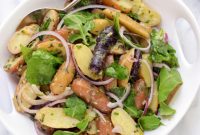 Vibrant Fingerling Potato and Baby Arugula Salad