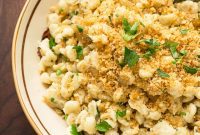 Sweet Onion Spaetzle with Garden Herbs