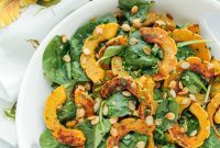 Roasted Delicata Squash Salad with Brown Butter Vinaigrette