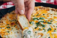 Decadent Four-Cheese Crab and Artichoke Dip