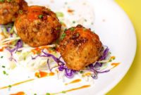 Evan Blomgren’s Bold Buffalo Chicken Meatballs