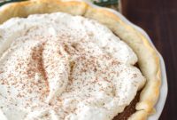 Stout-Spiked Chocolate Cream Pie with Irish Cream Whipped Cloud