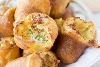 Savory Bacon and Goat Cheese Popovers