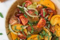 Josephine’s Vibrant Heirloom Tomato Medley