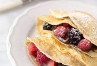 Nutella Fruit Crepe Delight