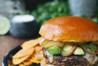 Ultimate Mojo Beef Burgers with Tequila-Lime Aioli
