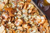 Bacon Gorgonzola Thyme Zucchini Potato Crisps