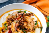Flame-Kissed Cajun Shrimp and Grits