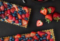 Sunshine Lemon Berry Cream Tart