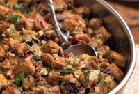 Festive Cranberry Pecan Stuffing