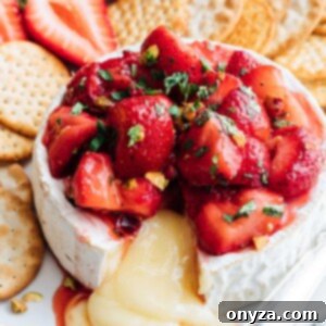 Baked Brie Recipe with Honey Roasted Strawberries: A Delightful Appetizer