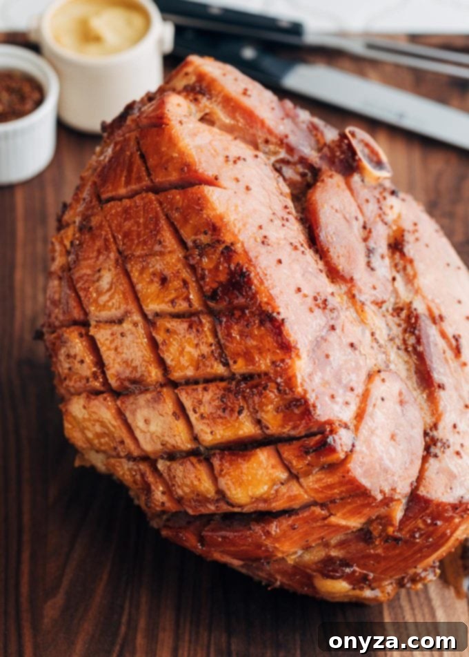 honey ham recipe with bourbon glaze