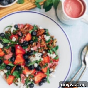 wheat berry salad with mixed berry vinaigrette