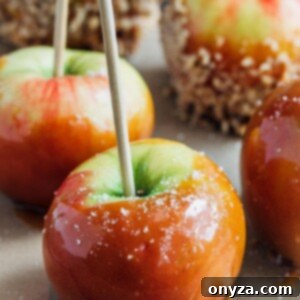 homemade caramel apples