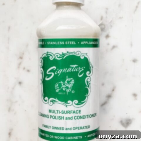 Signature Stainless Steel Cleaning Polish bottle