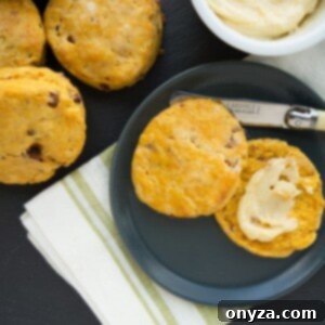 Maple Bacon Sweet Potato Biscuits Recipe Image