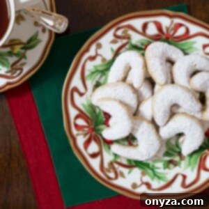 Austrian walnut crescent cookies recipe