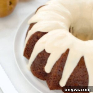 Delicious Pear Cardamom Cake with Maple Cream Cheese Icing
