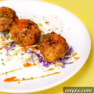 Chef Evan Blomgren's Buffalo Chicken Meatballs recipe