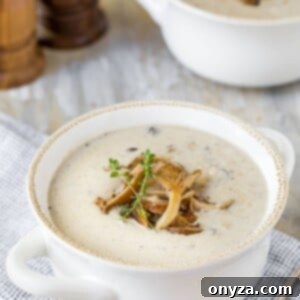 Homemade Cream of Mushroom Soup Recipe